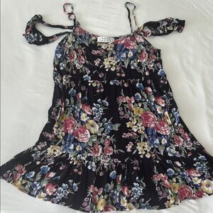 Auguste The Label Floral Strappy Off-Shoulder Mini Dress US8 fits Small